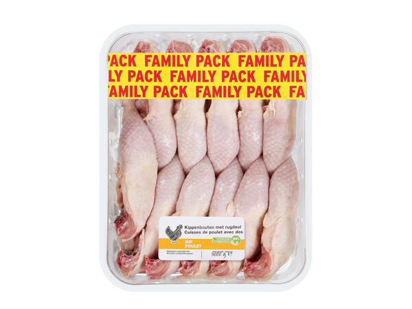 Cuisses de poulet avec dos