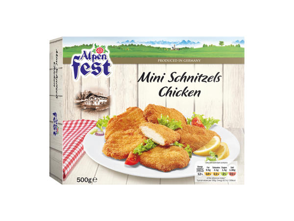 Mini Chicken Schnitzels