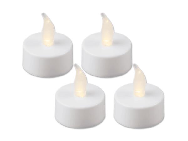 LED-Teelichter, 4 Stück