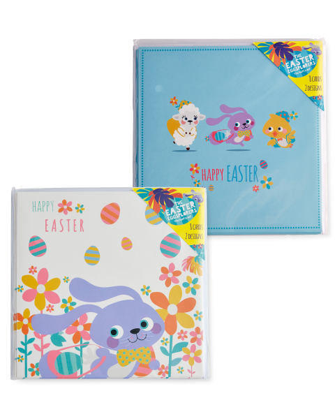 Animal Easter Cards 8-Pack
