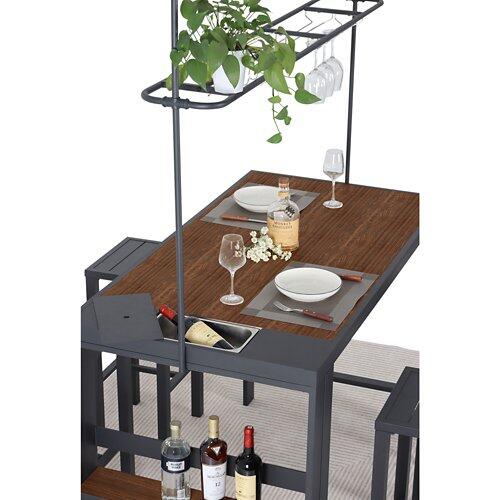 LECO Bar-Sitzgruppe / Gartentheke