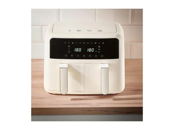 Silvercrest Beige Dual Basket Air Fryer