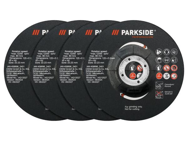 Accessory set for angle grinder