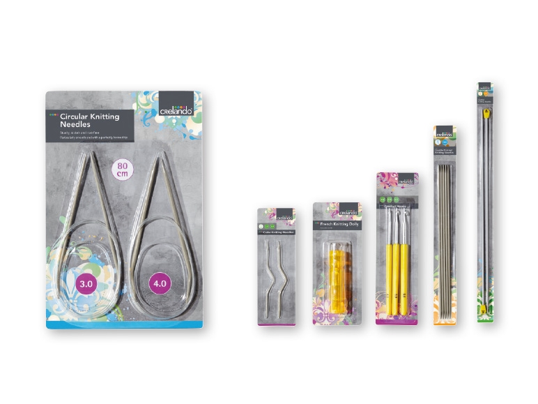 Crelando Crochet/Knitting Needle Set