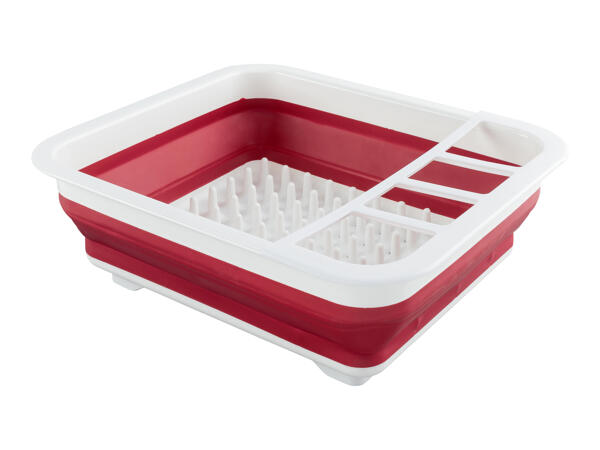 Cutting board with sieve, folding dish drainer or folding bowl and colander set