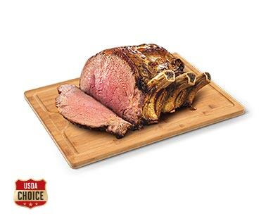 Specially Selected 
 Fresh USDA Choice Bone-In Ribeye Roast