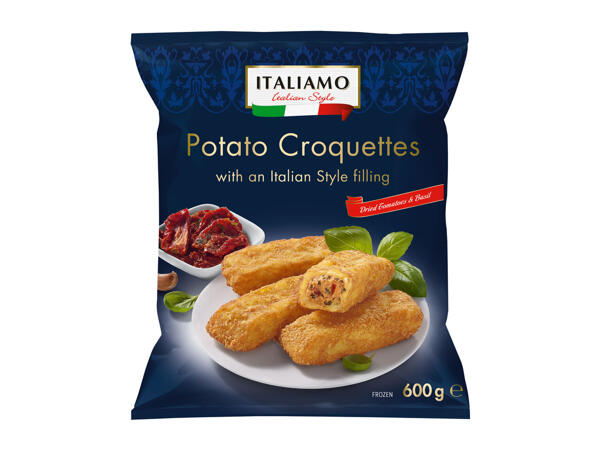 Italiamo Potato Croquette with Sundried Tomato & Basil Filling