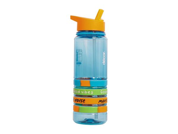 750ml Drinks Bottle - Blue/Orange