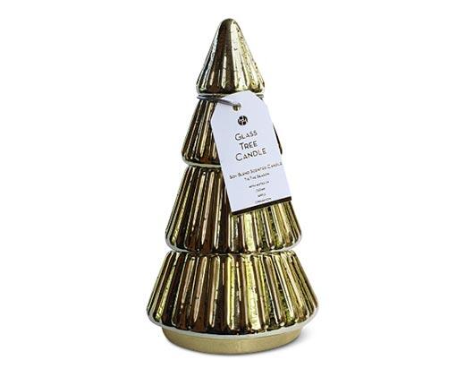Huntington Home 
 Glass Tree Candle