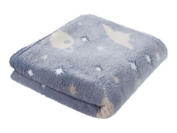 Livarno Home Blue Glow In The Dark Blanket