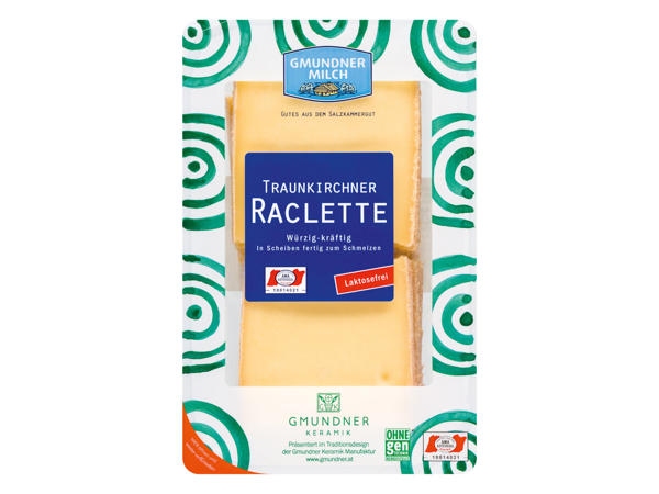 GMUNDNER MILCH Traunkirchner Raclette-Käse in Scheiben