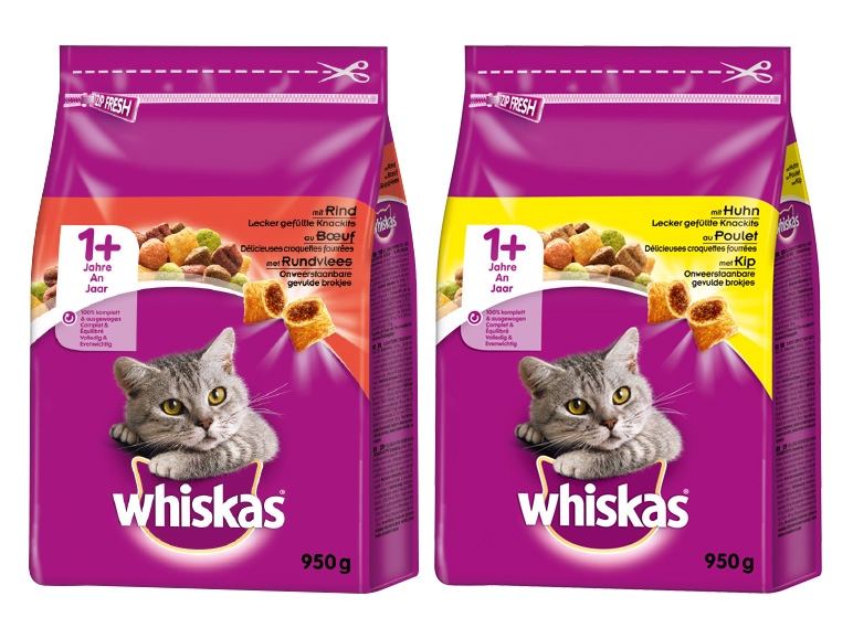 WHISKAS Katzennahrung trocken