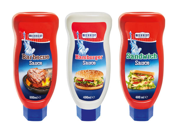 Sauces pour grillades et sandwich