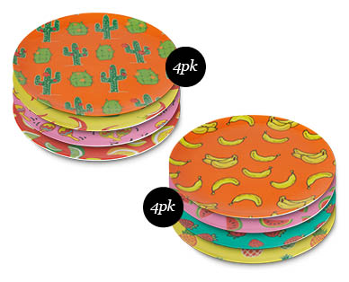 Melamine Tableware - Side Plates 4pk