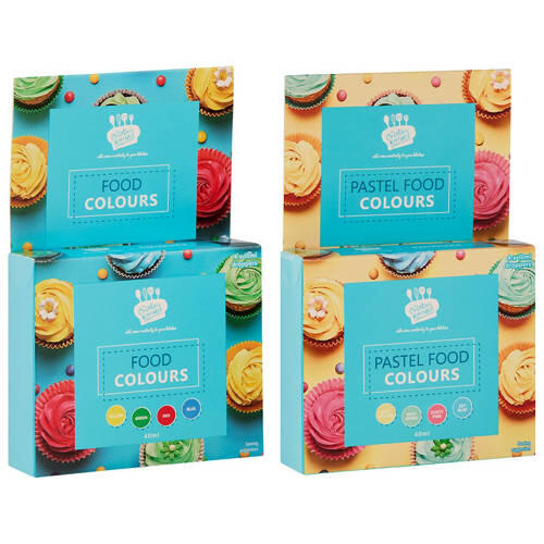Food Colours 4 Pack 40ml