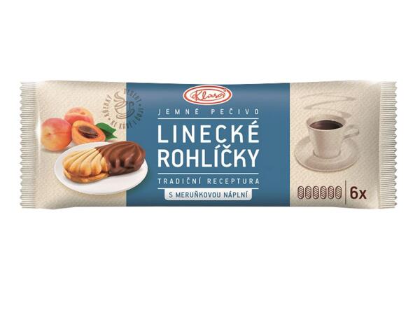 LINECKÉ ROHLÍČKY S MERUŇKOVOU NÁPLNÍ