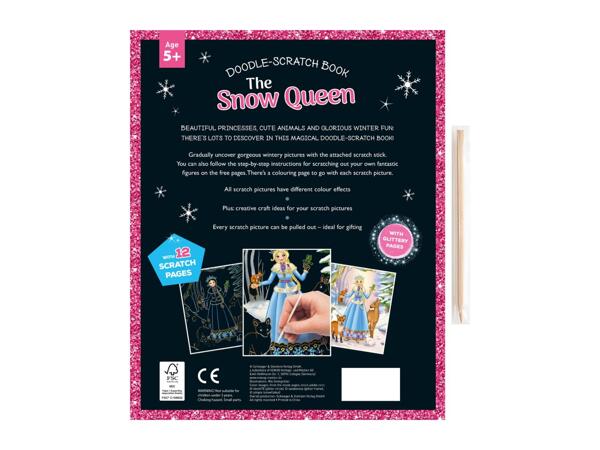 The Snow Queen Christmas Scratch Magic Book