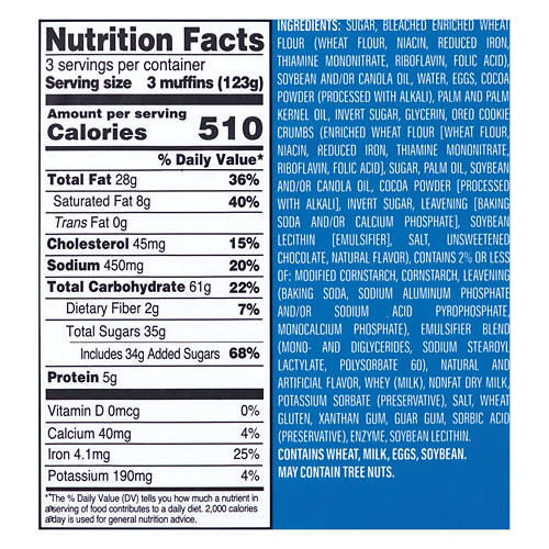 Oreo Mini Muffins, 9 count