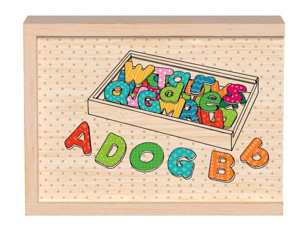 Playtive Wooden Magnetic Shapes/​Number/​Letters