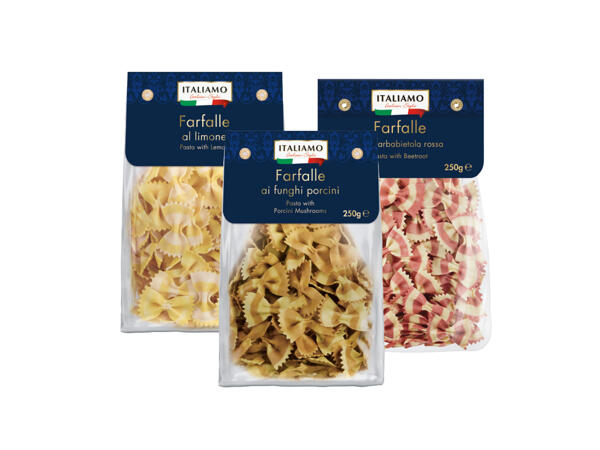 Färgglad farfalle