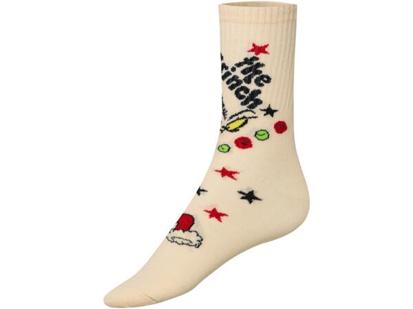 Grinch Adult Christmas Socks