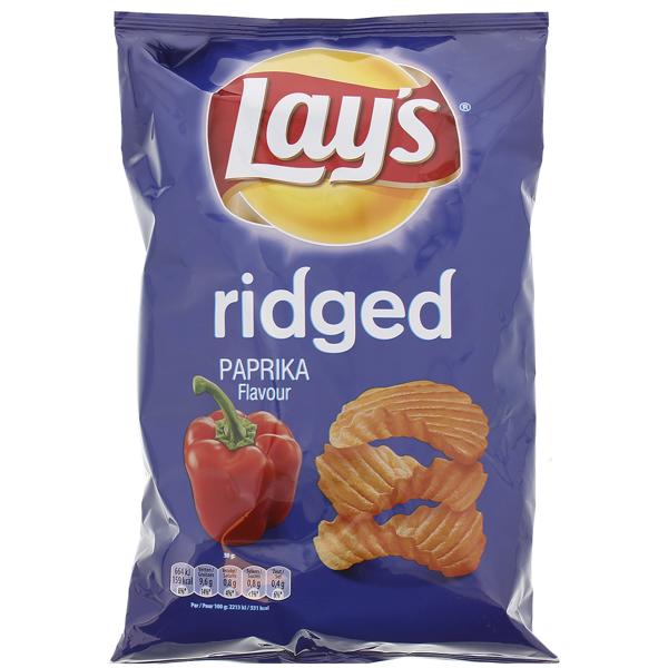 ridged Paprika Lay's