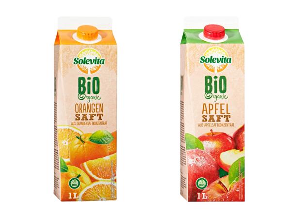Jus de fruits bio