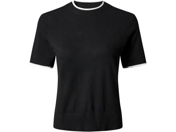 Ladies' short sleeve jumper