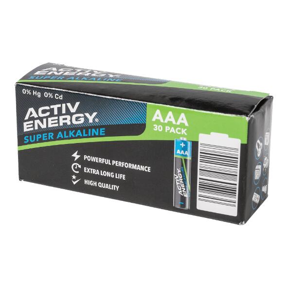 ACTIV ENERGY(R) Piles alcalines, 30 pcs