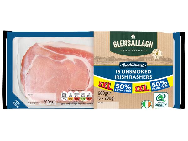 XXL Unsmoked Irish Rashers