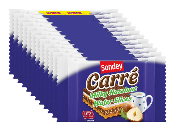 Sondey Carré Milky Hazelnut Wafer Slices