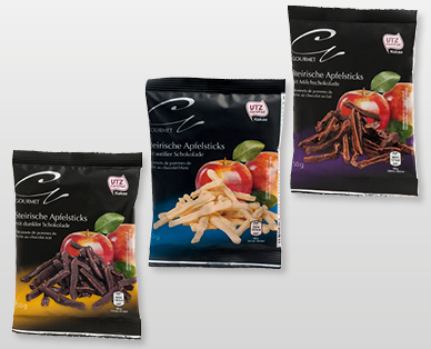 GOURMET Schokolierte Apfelsticks