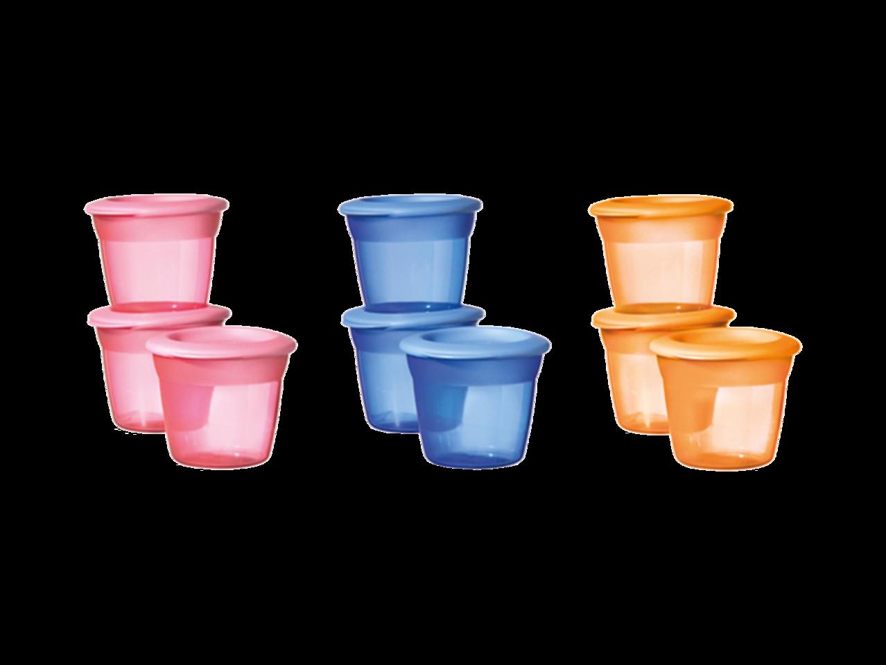 Essentials Food Pots & Lids 3 pack