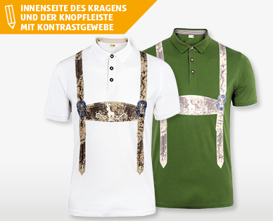 DER WILDSCHÜTZ(R) Herren-Trachten-Poloshirt