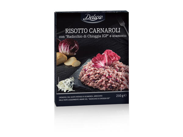 Carnaroli Risotto with "Radicchio di Chioggia PGI" and Scamorza Cheese