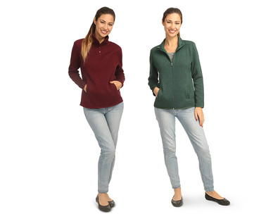 Serra Ladies' Marled Fleece Top