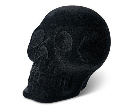 Huntington Home Flocked Skull