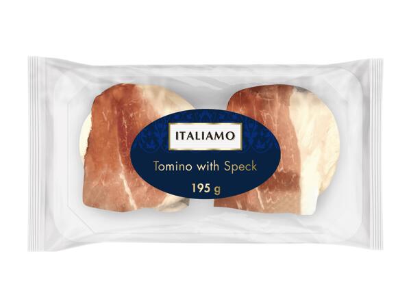 Tomino-Käse mit Speck