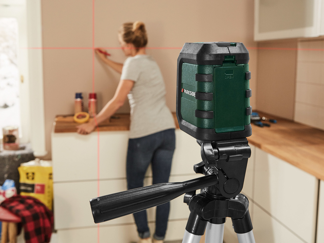 Parkside 8m Cross Line Laser1