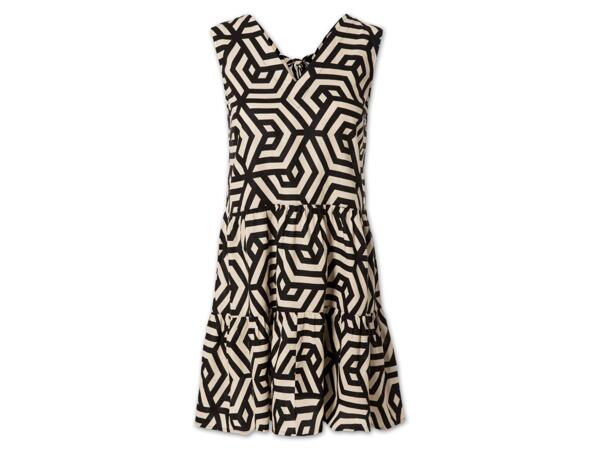 Damen Leinenkleid