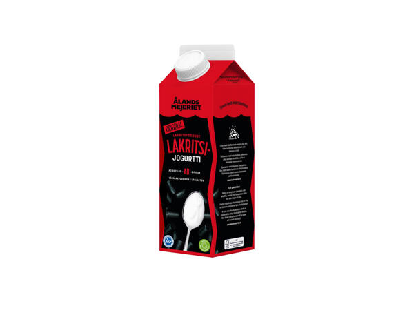 Ålandsmejeriet Lakritsyoghurt