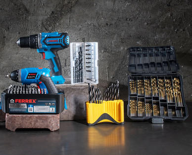 WORKZONE HSS-Spiralbohrer-Set, 92-teilig