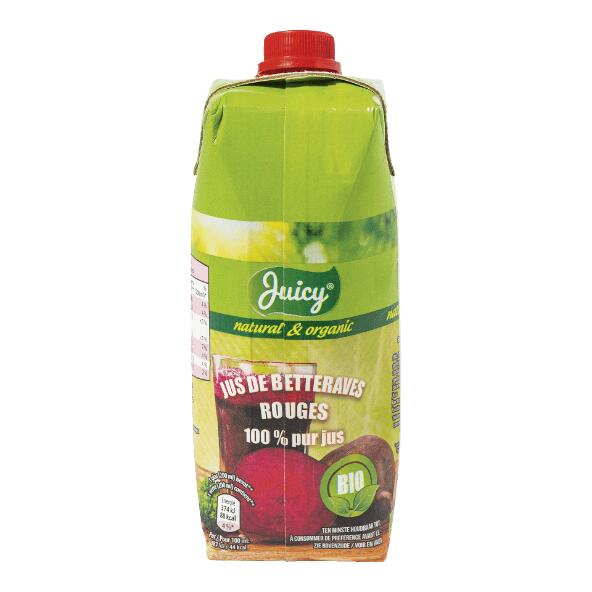 JUICY BIO(R) 				Jus de betterave bio