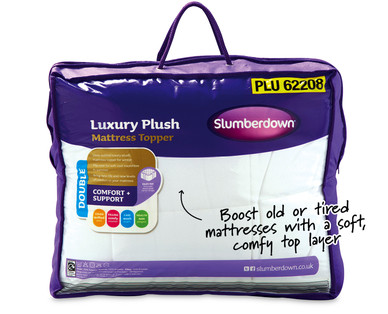 DOUBLE Plush Mattress Topper
