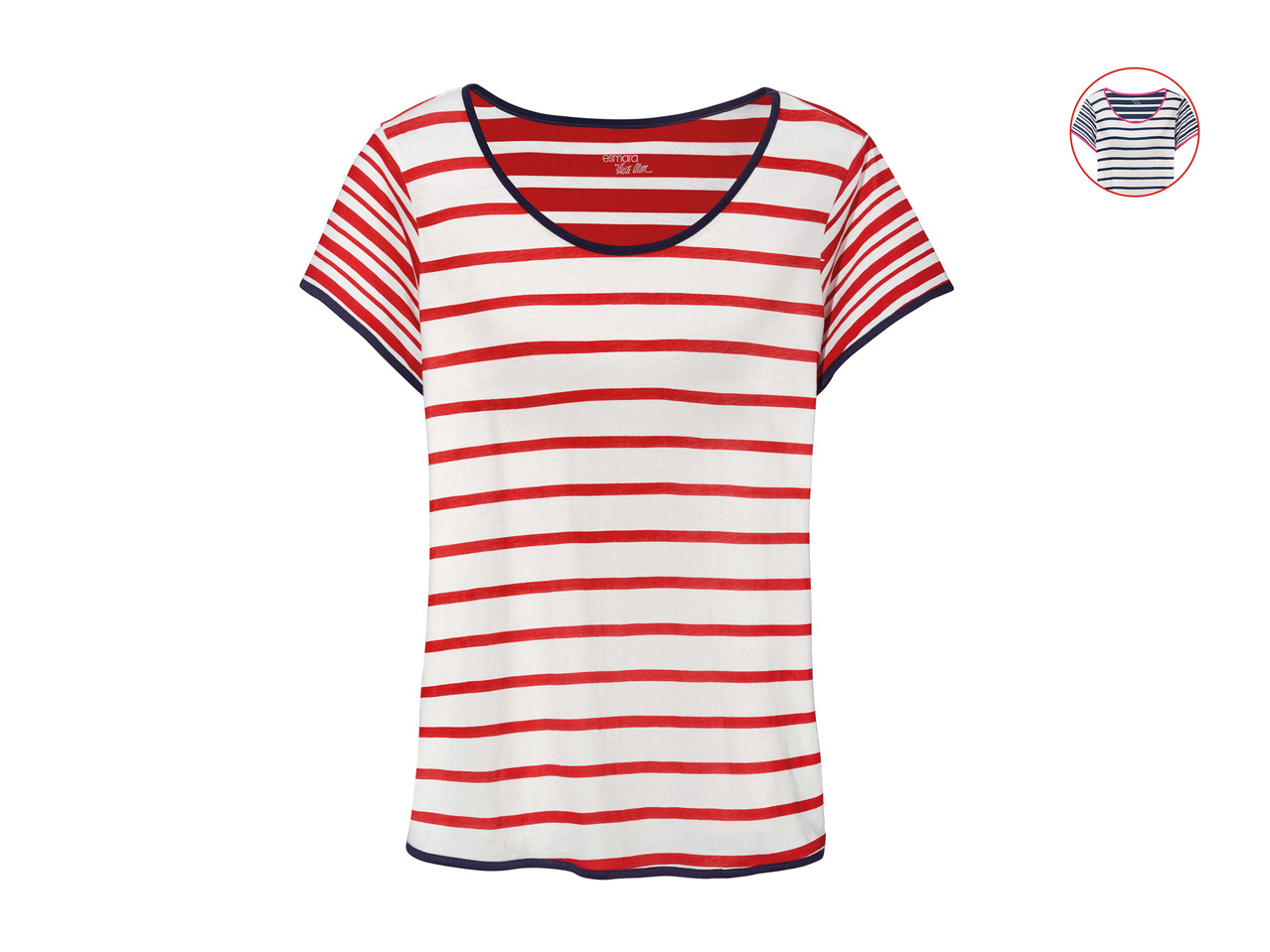 esmara by Heidi Klum Striped T-Shirt1