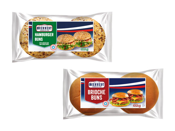Pains à burgers brioche