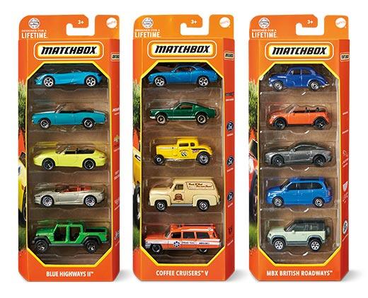 Mattel, Inc. 5 pack Cars