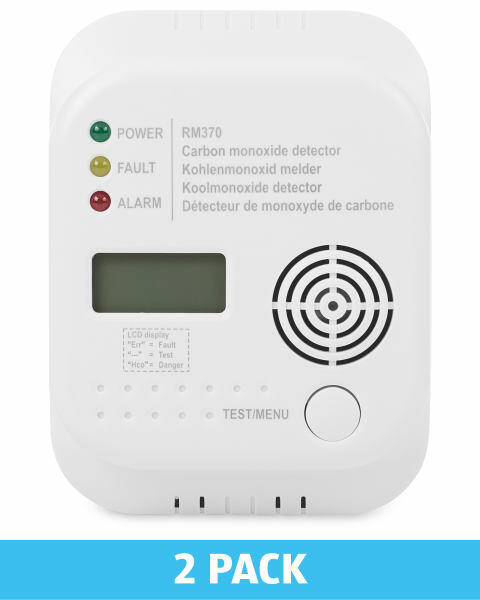 Carbon Monoxide Alarm 2 Pack