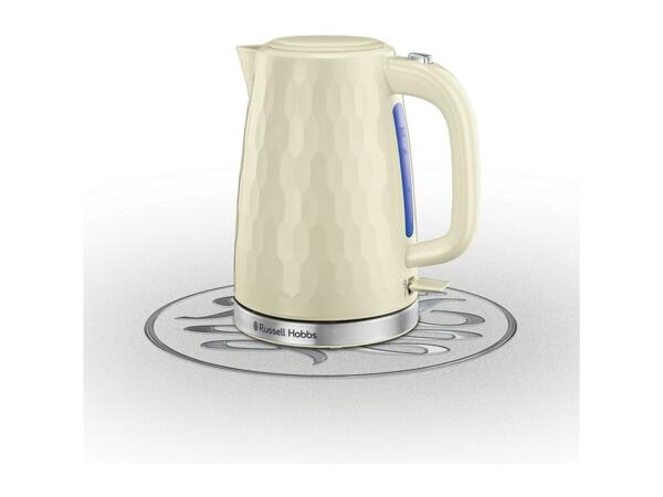 Russell Hobbs Honeycomb Kettle - Cream