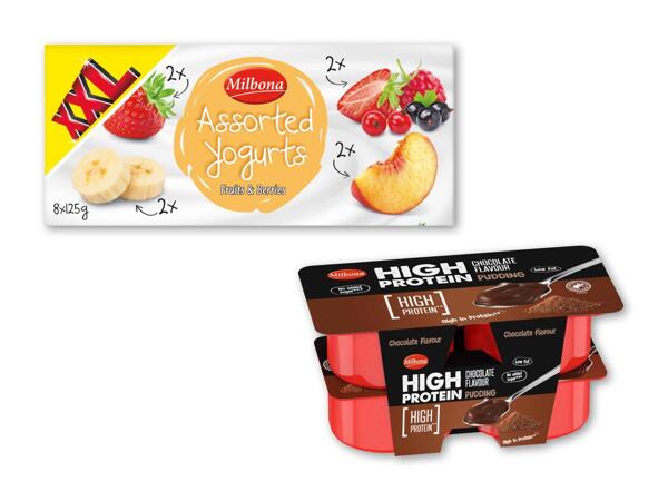 Yoghurt eller High Protein chokoladebudding